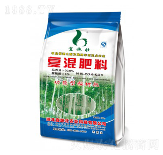 桉樹配方復(fù)混肥料15-6-9-宜施壯