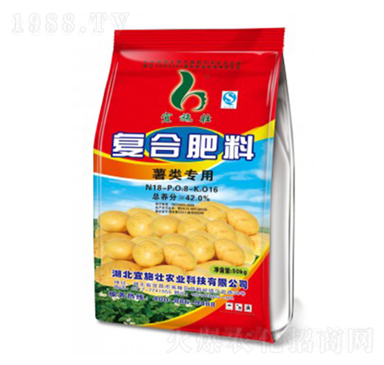 薯類配方復(fù)合肥18-8-16-宜施壯